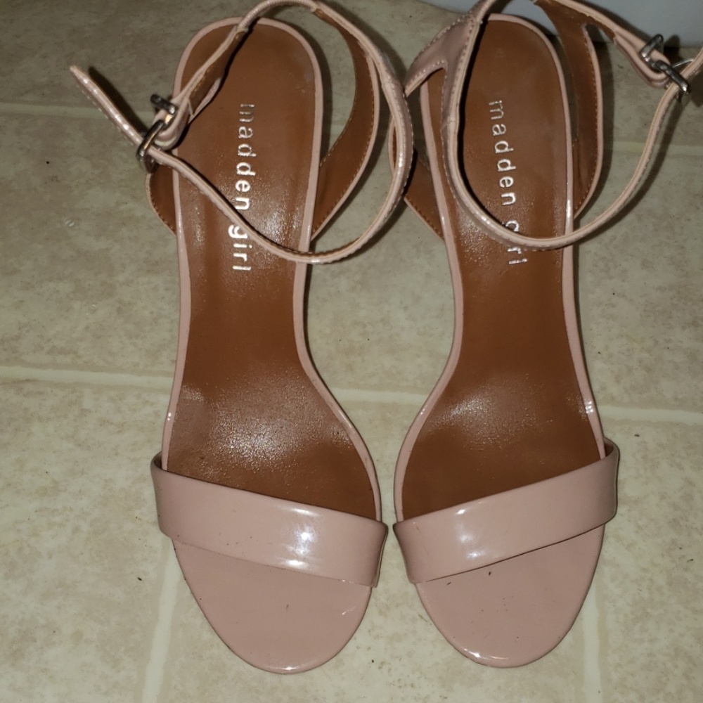 Steve madden blush pink strappy heels